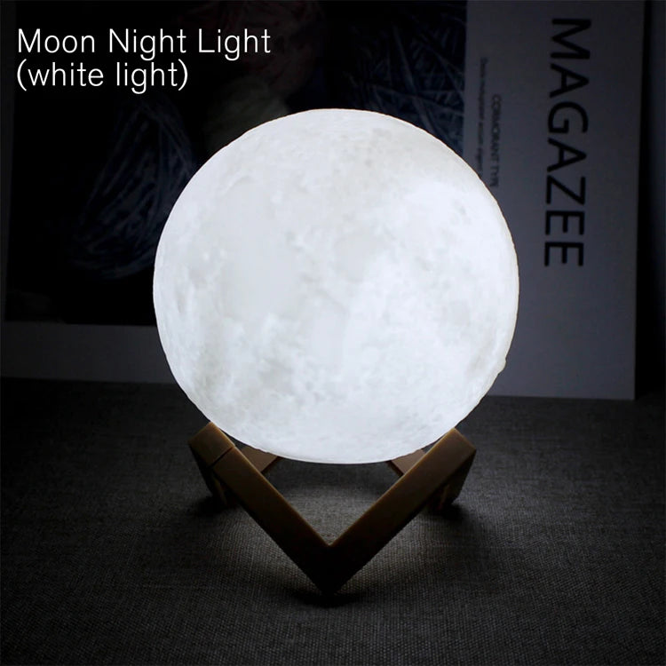 Lámpara LED de noche en forma de Luna